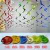 Adereços de arranjo de festa de plástico pvc em espiral Decoração de Natal AliExpress para Amazon espiral único