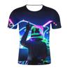 Transfronterizo Nuevo DJ marshmello Malvavisco Impresión Digital 3D Camisetas para Hombre y Mujer