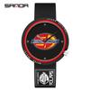 Sanda Relógio Simples de Quartzo Masculino e Feminino Estudante Pulseira de Silicone Relógio Moda Personalidade Criativa Cool Relógio Masculino e Feminino
