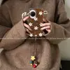 Capa para Celular Huawei Nova14 com Atmosfera de Outono e Inverno Huaweinova13Pro com Cordão 12 Flores de Lírio