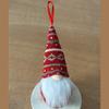 Colgante de Muñeco Sin Rostro Navideño Transfronterizo, Gorro Tejido Puntiagudo, Barba de Peluche, Diseño de Gnomo, Decoración para Árbol de Navidad