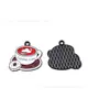 Cafetera Serie Gunmetal Café Bebida Aceite Goteo Accesorios Colgante DIY Cadena de Teléfono Llavero Encanto