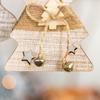 Árbol de Navidad de Madera Estrella de Cinco Puntas Alce Calcetines Colgante Pequeño Adornos Decorativos de Navidad Accesorios para Colgantes de Árbol de Navidad