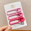 Pinzas para el cabello coloridas, artísticas y coquetas modelo 2025, pinzas de pico de pato estilo universitario para chicas dulces, pasadores para el cabello de estudiante, accesorios para el cabello de alto valor