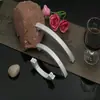 Alça de Alumínio Espacial, Alça Sólida Moderna Minimalista Estilo Americano para Porta de Armário Gaveta Armário Guarda-Roupa Fosca Espessada Sólida