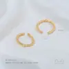Anillo de moda simple con soporte para cuentas de medio agujero, anillo abierto, anillo de perlas pegajosas hecho a mano para bricolaje, accesorios