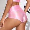 508# Transfronterizo Sexy Europa y América Nuevos Shorts Deportivos para Mujer Cintura Alta Yoga Cadera de Durazno Ajustados Running Fitness