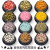 Juego de cerámica blanda de 16 colores para decoración de uñas, lentejuelas, gotas de pegamento para esmalte de uñas, materiales de maquillaje al por mayor