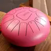 Hua Shu tambor etéreo de 8 pulgadas y 11 tonos instrumento de percusión tambor de lengua de acero para adultos introducción instrumento simple tambor etéreo portátil