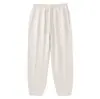 Calça Jogger Lisa Solta Outono/Inverno 2025 para Jovens Calça de Moletom Casual Engrossada para Meninos Calça Esportiva Infantil