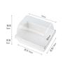 Caixa plástica de papel transparente longa rolo de toalha neve Mei Niang caixa para sanduíche fio de carne Banji rolo de ovo caixa para sobremesa bolo atacado