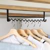 Colgador de Cama Superior e Inferior para Dormitorio de Estudiantes Colgador de Mesita de Noche Colgador de Gancho Ondulado para Mesita de Noche Colgador de Almacenamiento sin Taladro