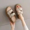 Sandalias Birkenstock para mujer para el verano de 2026, nuevo diseño de suela gruesa que aumenta la altura, adecuadas para combinar con faldas, sandalias de piscina antideslizantes para la playa, sandalias casuales
