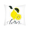 Nueva serie simple de limón almohada interior pequeña fresca sofá mesita de noche oficina almohada para siesta primera generación de pelo