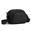 Transfronterizo 2026 Nuevo Modelo Simple Versátil Moda Ligero Multicapa Bolso Cruzado Tela de Nylon Bolsa Cuadrada Pequeña Bolso de Hombro de Moda