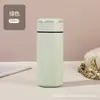 Taza de bolsillo mini de pequeña capacidad, taza de color sólido de acero inoxidable 316 con aislamiento al vacío, separación de té y agua, para preparar té portátil, personalizable