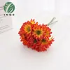 Ramo de Girasoles Artificiales de Colores de Otoño Más Vendido Transfronterizo, Accesorios de Fotografía para Arreglos Florales del Hogar, Ramo de Flores Artificiales Falsas al por Mayor