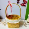 Macetas Tejidas, Cestas para Flores, Arreglos Florales Decorativos, Cestas Hechas a Mano, Cestas para Verduras, Cestas para Frutas, Cestas para Juguetes de Niños, Venta al por Mayor de Regalos