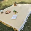 Esterilla de Picnic Esterilla Impermeable para Tienda de Campaña Estilo Bohemio Manta de Hilo Multifuncional Manta de Siesta de Gasa de Algodón Manta Estilo Camping al Aire Libre