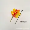 Exclusivo Transfronteiriço Decoração de Folha de Bordo Artificial Outono Decorações de Halloween Frutas Vermelhas Festival da Colheita Fabricante Personalizado Atacado