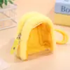 Bolso de Muñeca Transparente de Felpa Nuevo Original Billetera para Monedas Estampado de Leopardo Muñeca Mini Linda Bolsa de Almacenamiento Engrosada para Salidas