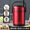 Fiambrera térmica de acero inoxidable para invierno, portátil, de gran capacidad, multicapa, para el hogar, para trabajadores de oficina, olla para sopa las 24 horas