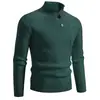 Nuevo Suéter Casual de Punto Jacquard Reversible para Hombre Otoño/Invierno 2026 Ropa de Punto Juvenil Camisa Básica para Hombre
