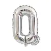 Globo de letra de cumpleaños de 16 pulgadas, imitación de globo de letra pequeña A-Z, venta al por mayor, decoración de cumpleaños transfronteriza, globo de letra