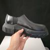 Zapatos Derby de Cuero de Primera Capa para Hombre, Cuero Genuino, Slip-On que Aumentan la Altura, Zapatos de Cuero Antideslizantes, Zapatos Derby para Hombre, Cuero Genuino