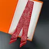 Fita Longa Decorativa de Seda Twill Nova Estilo Coreano Transfronteiriça para Mulheres, para Embrulhar Bolsas, Lenço de Seda, Lenço de Pescoço Pequeno, Lenço