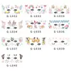 Adesivos de Rosto de Animal com Glitter Fofos Decoração Facial Descartável para Festa Infantil Tatuagem Temporária à Prova d'Água e Suor