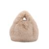 Bolso pequeño portátil de felpa para mujer 2025 Invierno Nueva Moda Bolso de Mujer a la Moda Estilo Occidental Sencillo Casual Estilo Coreano Bolso Mao Mao