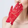 Nuevos Guantes de Novia Cortos de Satén Perlado Estilo Hepburn Francés Guantes Blancos Personalizados Accesorios para Fotos Estilo Princesa