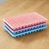 Molde de Cubitos de Hielo de Diamante Grande de 96 Rejillas 60 Rejillas Caja de Hielo Molde Creativo de Bandeja de Hielo para Smoothie Caja Cuadrada de Cubitos de Hielo