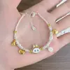 Pulseira de Prata Estilo Chinês Novo Bolha Mart de Cobre Puro Banhada a Prata Personalizada Presente para Namorada Atacado