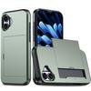Tarjeta de comercio exterior Funda de teléfono anti-flexión para iPhone16 para iP 16plus deslizante doble tarjeta Cubierta protectora SGP