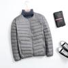 Chaqueta de Plumas Otoño e Invierno 2023 para Hombre Cuello Redondo Delgada Corta Nueva Talla Grande Estilo Coreano Ajustada Moderna Casual Cálida