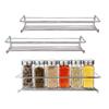 Estante de almacenamiento de cocina, suministros para el hogar, escurridor de platos de acero inoxidable para colgar en la pared, escurridor multifuncional para platos y vajilla.