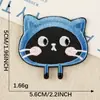 Parche Bordado Parche Original de Gato de Dibujos Animados Parche para Ropa Parche Autoadhesivo Decoración DIY para Funda de Teléfono Parche de Tela