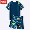 Traje de baño para niños de talla mediana y grande, para adolescentes, con abertura en la parte delantera, 2023