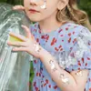 Pegatina de Tatuaje Divertida de Ganso Grande Linda Blanca para Fiesta de Cumpleaños Infantil Recompensa de Aprendizaje Tatuaje Temporal