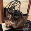 Bolsa de Mão Feminina de Grande Capacidade para Outono e Inverno, Versátil Modelo Novo 2026, Bolsa de Ombro Casual Simples, Bolsa Tote Tendência para o Dia a Dia