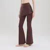 Calça Esportiva Dai Jia Wen Falsa Duas Peças de Cintura Alta para Levantar o Quadril, Fitness, Corrida, com Cordões Laterais para Cobrir os Quadris, Calça Flare para Treino Fitness