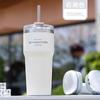 Refrigerador móvil pequeño de verano gran capacidad 304 vaso tipo hielo con pajilla vaso térmico vaso de acero inoxidable venta al por mayor transfronteriza