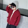 Chaqueta con capucha para niños de primavera y otoño Estilo coreano Infantil Elegante Deportiva Moderna Cárdigan Abrigo Top Versátil para Niños Pequeños