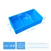 Caja de Almacenamiento con Compartimentos Pequeña Rectangular Dos Compartimentos Tres Compartimentos Cuatro Compartimentos Marco de Plástico Caja de Piezas de Plástico Amarillo Caja de Herramientas Giratoria