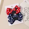 Acessórios de Cabelo Infantis Mais Vendidos no Exterior Conjunto de Acessórios de Cabelo Mickey Mouse Presilhas de Cabelo Infantis Laço Rosa de Bolinhas Presilhas de Cabelo de Desenho Animado