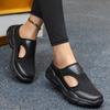 Sapatos Femininos de Verão para Cruzamento de Fronteiras, Tamanho Grande, para Mães de Meia-Idade e Idosas, Sapatos Casuais Leves para Exterior, Sapatos Respiráveis Modernos, Sapatos de Calçar Fechados