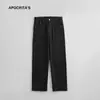 Ropa para Hombre Apo Pantalones Casuales para Hombre Transfronterizos Otoño Sueltos Rectos Versátiles Cleanfit Blancos Semi-Elásticos Pantalones Largos