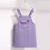 Conjunto de Falda con Tirantes de Manga Corta para Niñas Verano 2026 Nuevo Conjunto de Dos Piezas de Vestido de Verano para Niños Niña Camiseta de Dibujos Animados